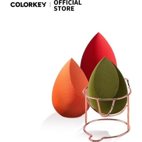 COLORKEY 5 Colors Makeup Sponge Puff Beauty Water Drop Make Up Sponge for Face Liquid Soft Foundation Beauty Cosmetic Tool