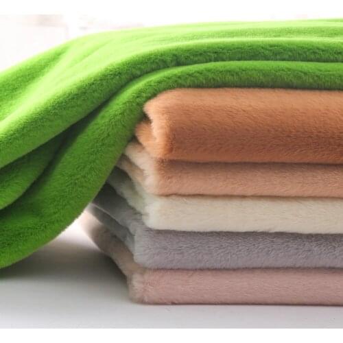 Imitation Rex Rabbit Fur grass fabric thickened long plush fabric for garment home textile DIY Sewing Materials 1MX1.6M