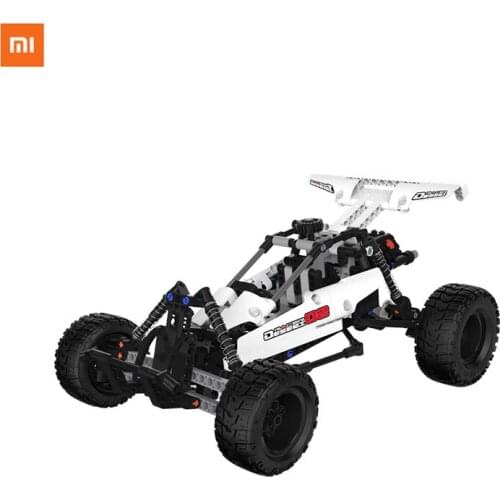 Xiaomi Mitu Building Blocks Robot Desert Racing Car DIY Educational Toys Ackermann Steering Cylinder piston linkage Kids Gift