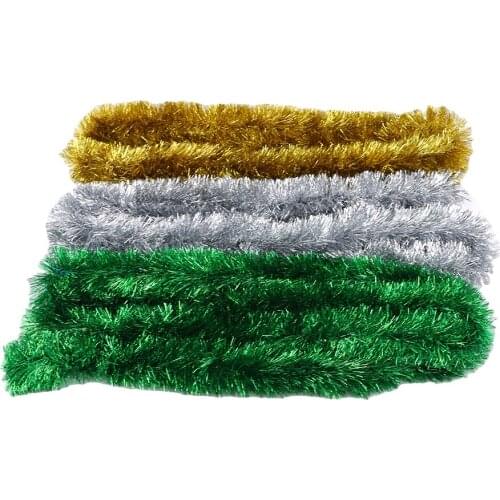 Ribbon Garland Colorful Christmas Tree Decoration Ornaments Party Supplies 2m Home Party Bar Tops Xmas Decor