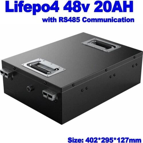 Lifepo4 48v 20AH Lithium Iron Phosphate Battery Pack For Vehicle Safety Monitoring Equipment With RS485 Communication protocol
