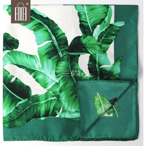 New fashion geometric 53*53 square size scarf 100% silk hijab bandana women shawl square india holiday wrap