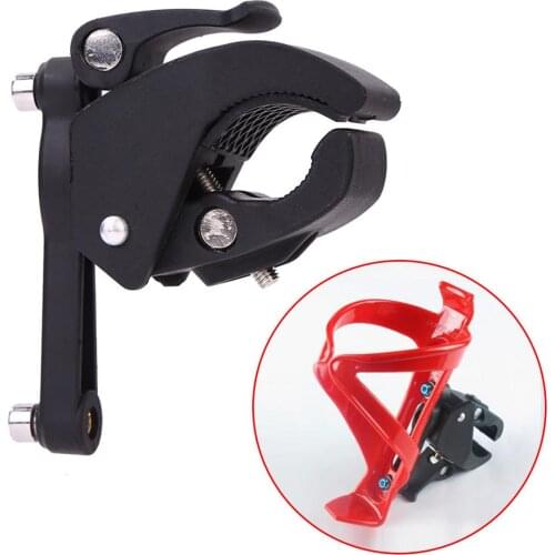 Practical Bicycle Handbar Water Bottle Holder Clamp Adapter Clip Adjustable Bike Bottle Cage Adapter Clip Quick Disassembly Type