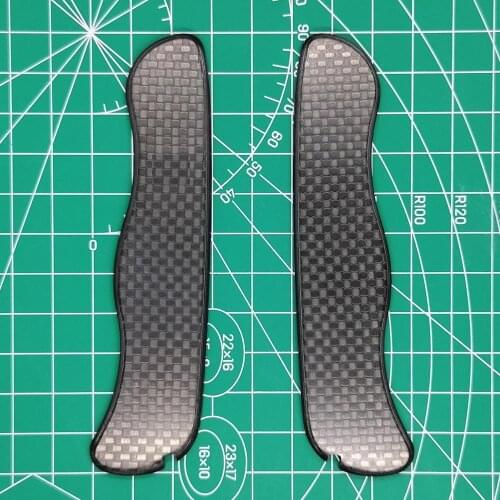 Hand Made Carbon Fiber Scales for 111 mm Victorinox Swiss Army Knife