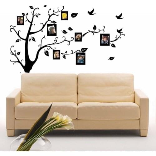 DIY Wall Sticker Photo Tree Vinyl Wall Decals Removable Stickers Mural for Living Room Bedroom Home Decor