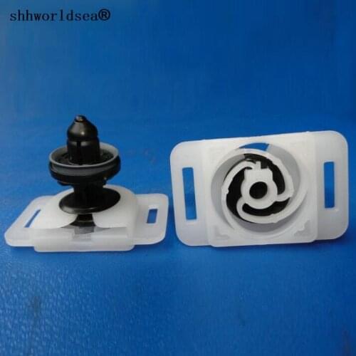 Shhworldsea 100PCS auto plastic clips Door Panel Retaining Clip for Ford Fawkes