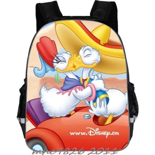 Disney Backpack Mickey Mouse Minnie Duck Schoolbags Girls Boys Children School Bags Primary Toddler Mochila Infantil