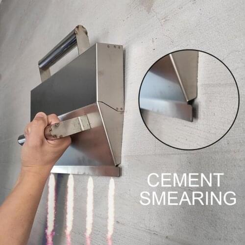 Stainless Steel Plaster Scraper Mortar Anti Slip Cement Wall Decoration Hand Tool