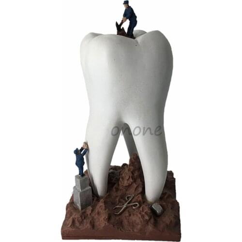 1pcs Dental Artware Teeth Model Dentist Patient Student Learning Model Creative Gifts Articles Sculpture