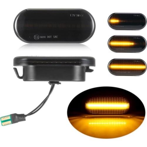 2 Pieces Led Dynamic Side Marker Turn Signal Light For Volkswagen VW Bora Golf 3 4 Passat 3BG Polo SB6 Sequential Blinker Light