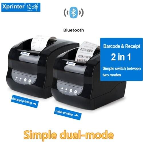 Xprinter bluetooth receipt Barcode Label sticker 58mm 80mm 100mm thermal Printer for mobile Android ISO Windows Linux systerm