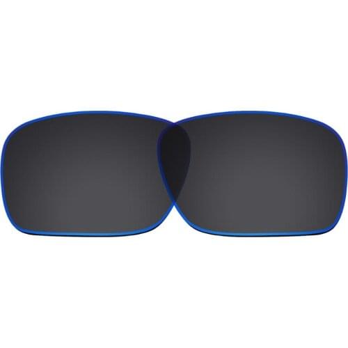 ToughAsNails Polarized Replacement Lenses for Oakley Holbrook Sunglasses Black with Blue Edge