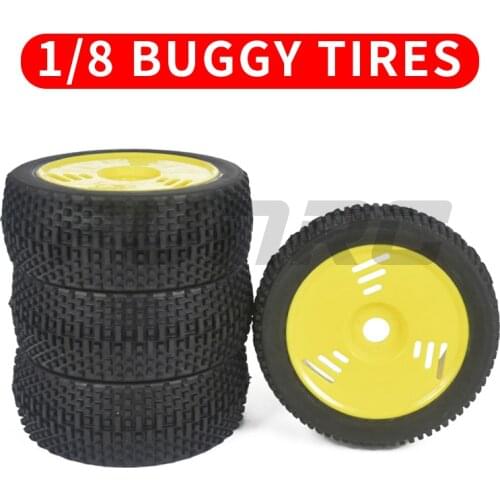 1/8 RC Parts Remote Control Model Car Parts Off-road Vehicle Buggy Tire Tires Wheel 115mm*42mm Adapter 17mm 8065