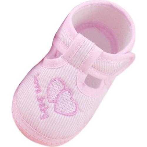 2021 Hot Selling Baby Boy Shoes And Baby Girl Shoes First Walkers Newborn Girl Boy Soft Sole Crib Toddler Shoes Canvas Sneaker