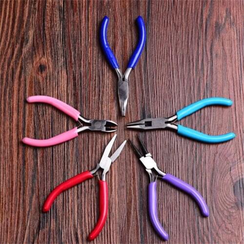 50Pcs Handmade Beading Special Pliers Small Size Mini Tool Steel Pliers DIY Handmade Jewelry Tool CT0061