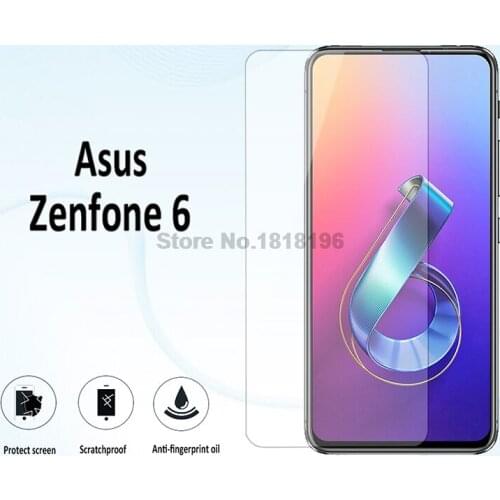 9H Tempered Glass for Asus Zenfone 6 2019 ZS630KL Screen Protector for Asus Zenfone 6 ZS630KL Case Cover Protective Phone Glass