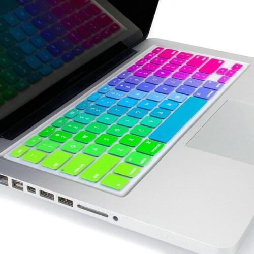 English US Silicone Keyboard Skin Cover Alphabet Shield For Apple Macbook Air Pro Retina 13" 15" 17" ISO Keypad Stickers Film