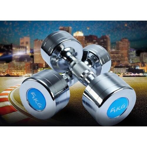 Free shipping high quality pure steel dumbbell, dumbbell weights10kgs *2pcs, dumbbell fitness(pair)