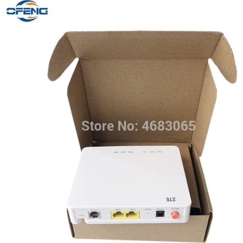 Free shipping ZTE ZXA10 F612 GPON ONU 1GE+1FE+1VOIP(SIP) Port English Firmware SIP FTTH Fiber Optical Terminal ONT Version 6.0