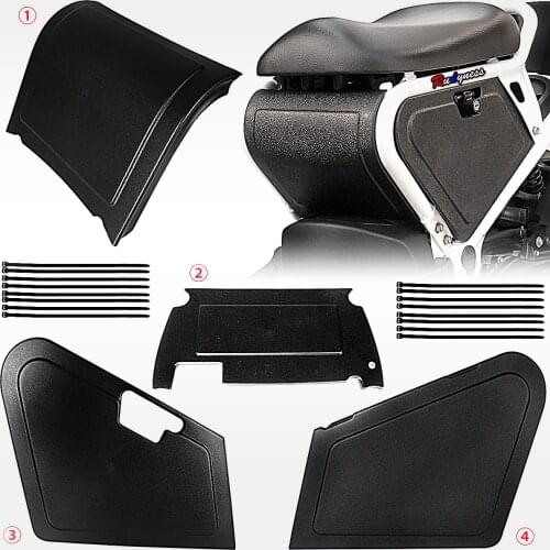 Motorcycle Under Seat Storage Black Body Panels Fit Honda 1996-2018 Ruckus Zoomer 50 NPS50