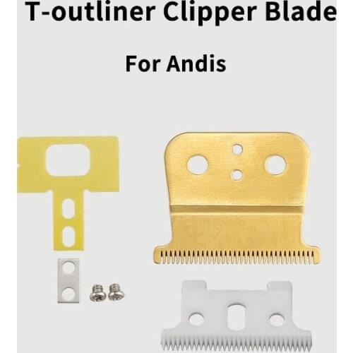 For Andis T-Outliner Replacement Blade Electric Trimmer Hair Clipper Replace Ceramic Blade Barber Clipper Accessory