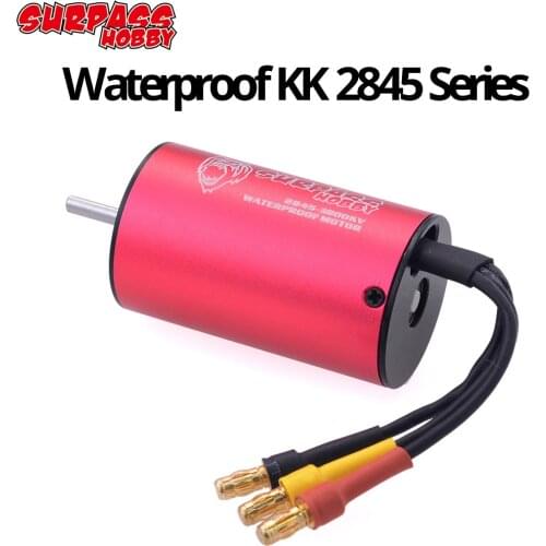 Surpass Hobby KK 2845 Waterproof Brushless Motor 5900KV 5000KV 4400KV 3800KV 3100KV 2600KV Motor for Traxxas HSP 1/12 RC RTR Car