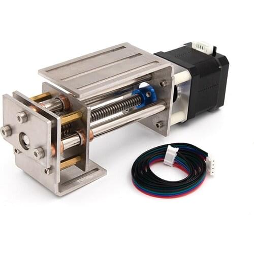 DIY CNC Engraving Machine Z-axis Slide Rails Mini Z-axis Threaded Rod Sliding Table With Linear Rail Stroke 60MM
