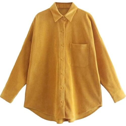 MESTTRAF Women's Corduroy Shirts
