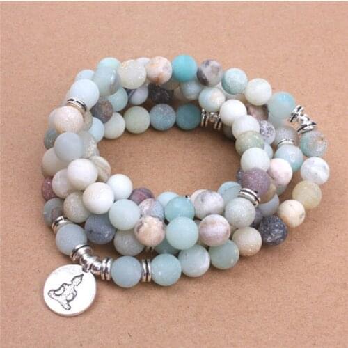 Fashion Women Bracelet Matte Frosted Beads With Lotus Charm Bracelet High Quality Exquisite All-match Bracelets