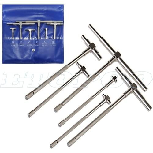 8-150mm( 5/16"-6") Telescoping Gauge set, 6pcs/set, internal gauge, Hole Gauges for Quick inside measurements of holes