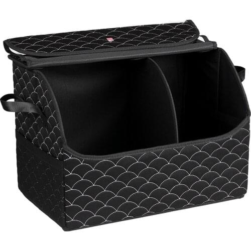 Car Trunk Organizer Multipurpose Collapsible Cargo Storage Box Auto Accessories