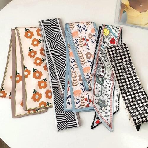 2021 New Multifunction Long Ribbon Tie Hair Women Girls Turban Headband Hair Head Bands Bandana Accessories Hairband Headdress