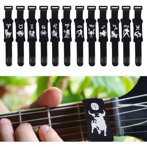 Adjustable Guitar Soundtrack Noise-Reducing String Damper String Muter With Animal Pattern For 6-String Guitar Bass Accessories