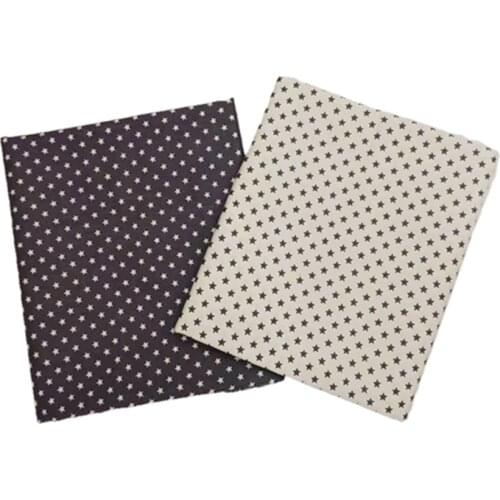 Printed Star Twill Cotton Fabric for DIY Sewing Patchwork Pillow Dress Bedding fabric by half meter