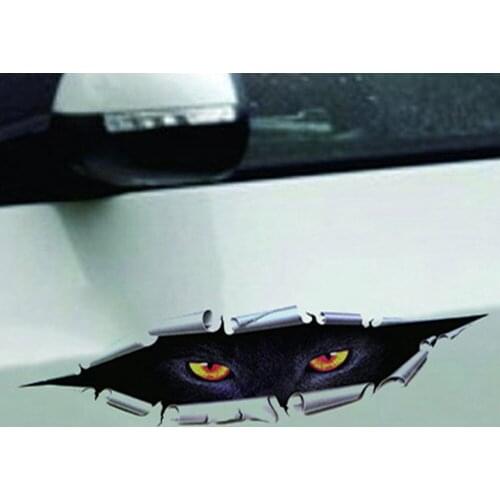 Happy Halloween Car Wall Home 3D Sticker Mural Decor Decal Removable Terror New For alarm anime