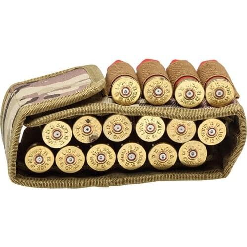 Waterproof Anti-corrosion 12G Bullets Package Hunting Shells Package CS Field Portable Outdoor 16-Hole Bullet Bags Newest