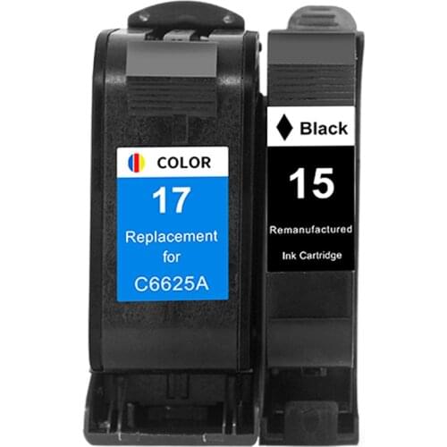 Vilaxh for HP 15 17 compatible Ink Cartridge for hp Deskjet 1120c 825 840 841 842 843 845 PSC 500 OfficeJet Pro 1170c ink
