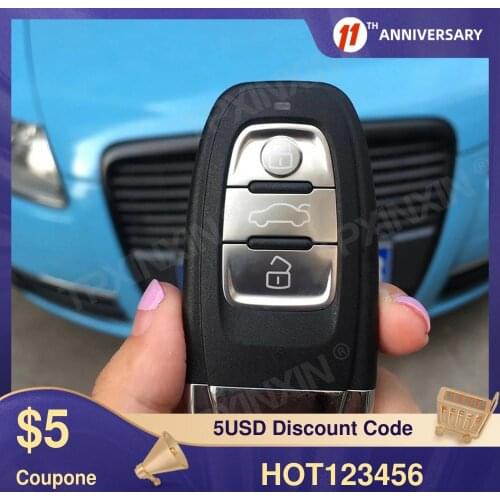 Keyless start SMART ENGINE START REMOTO for Audi TT A6 A8 A4 Stop Buttons Keychain Kit Central Door Lock with Remote Control