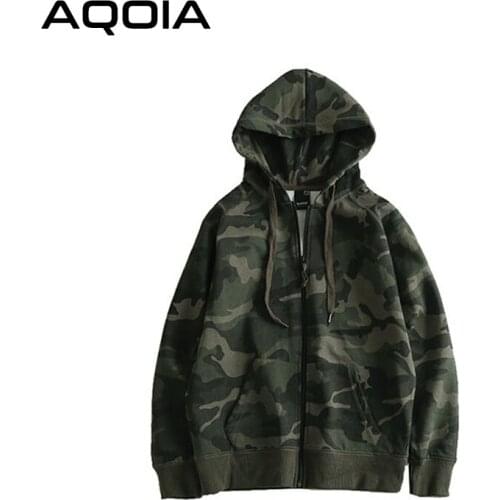 2021 Spring Streetwear Camouflage Zip Up Women Hoodies Loose Oversize Womens Sweatshirt Hip Hop Fashion Hoody Female Coat