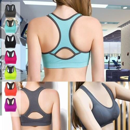 FlowerDance Sports Bra Womens Running Fitness Yoga Bralette Gathered Seamless Vest Without Steel Workout Bra Fitness Tops
