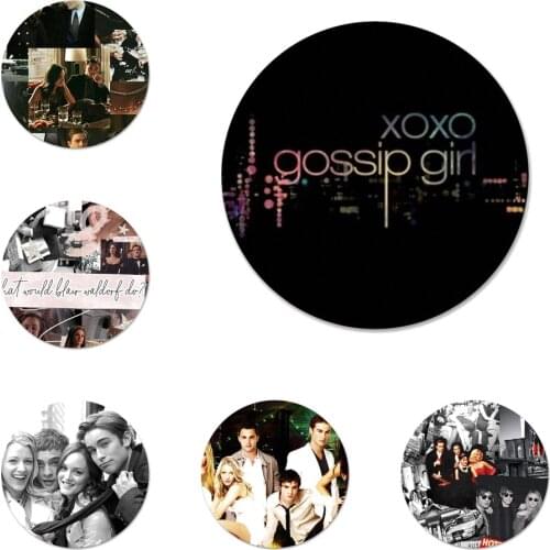Gossip Girl Blair Icons Pins Badge Decoration Brooches Metal Badges For Backpack Decoration 58mm