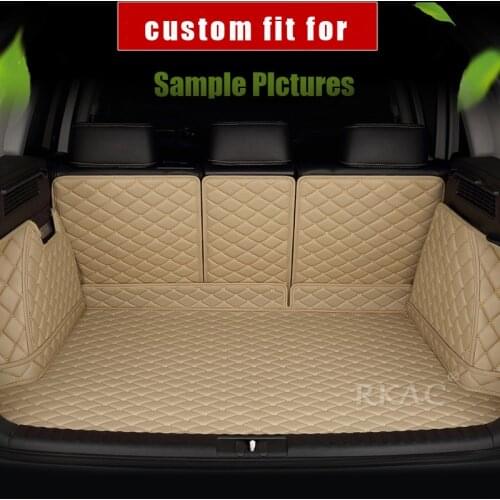 Car Trunk Mat cargo mat for BMW F01 F02 AFully enclosed trunk mat for chrysleF04 F06 F07 F10 F11 F20 f22 f23 F30 F31 F32 F33 F34