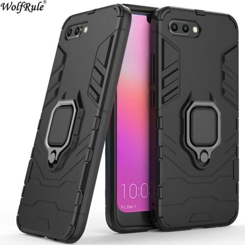 For Huawei Honor 10 Case WolfRule Ring Holder Armor Bumper Housings Phone Case For Huawei Honor 10 Cover Funda 5.84