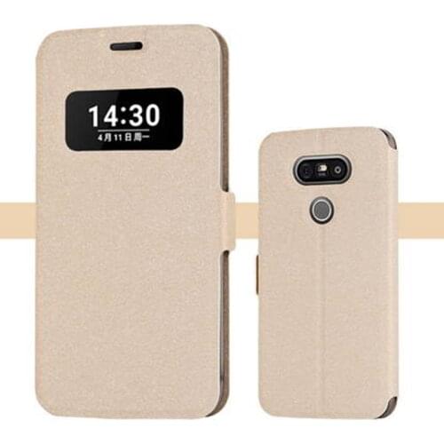 Luxury Smart View window phone case For LG G 5 H830 H868 F700 cover case Flip Leather Cases For LG G5 back cover case shell