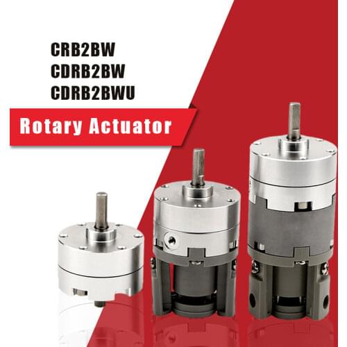 Single blade rotating cylinder CRB2BW CDRB2BW CDRB2BWU 10 15 20 30 40-90S 180S 270S Pneumatic Rotary Actuator