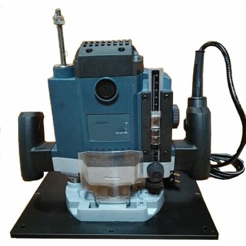 AT3311B Woodworking Lifting Engraving Machine 220V/1800W Electric Woodworking Fliptable Worktable Milling Machine