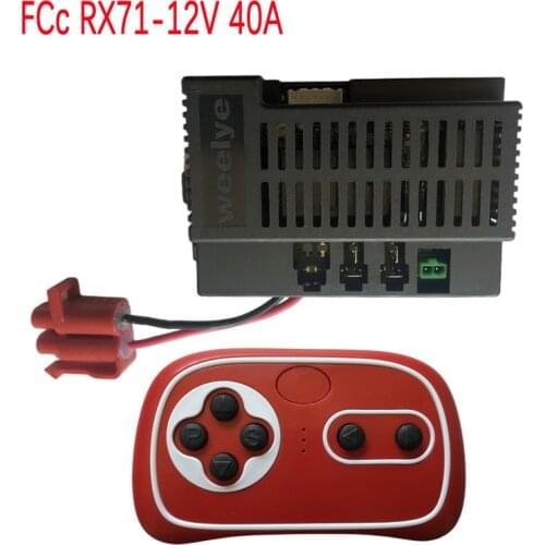 Berica Weelye RX71 12V Ride on baby electric toy car 2.4G remote control transmitter 40A controller with smooth start function
