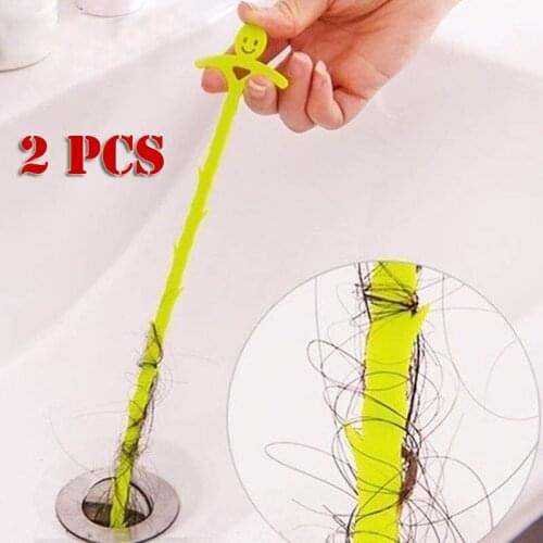 Bathroom Hair Sewer Filter Drain Cleaners Outlet Kitchen Sink Drian Filter Strainer Anti Clogging Floor Wig Removal Clog2PC