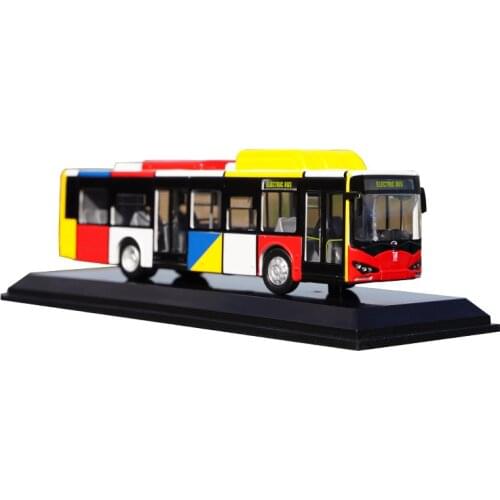 1/64 BYD K9 Bus K8 Pure Electric Bus BYD GAC Guangzhou Bus Alloy Casting Car Model Collection