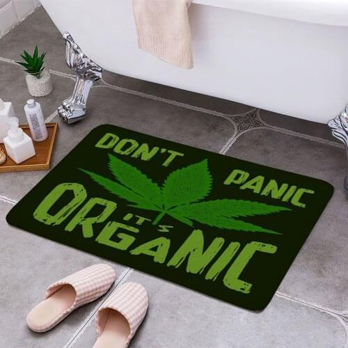 Weed 3D Print Doormats Rectangle Non-Slip DoorMat Bedroom Kitchen Entrance Print Door rugs Dropshipping